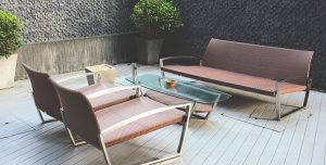 muebles para exterior de aluminio sala terraza