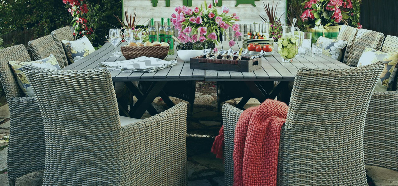 Mesas de exterior para disfrutar comiendo en tu jardín o terraza